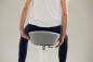 Preview: Aeris sitzhocker swopper 102hbstwhwhc weiss/blau, mit rollen - Aeris-102hbstwhwhc-4250200430633-03.jpg