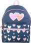 Preview: Ancor rucksack classic 29x40x16cm 118322 b'log hearts - Ancor-118322-5604730118322
