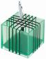 Preview: Arlac stifteköcher confon 222.38 grün-transp. 10x10x9cm - Arlac-22238-4006221034660