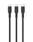 Preview: Aukey usb-c-to-c cable 100w cb-kcc101a 3 pack, 3x 1m - Aukey-cb-kcc101a-0689323787555