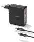 Preview: Aukey omniamix ii 140w gan pd pa-b7o bk 3-port, wall charger black - Aukey-pa-b7o-bk-0689323785780