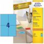 Preview: Avery zweckform etiketten 105x148mm 3457 universal, blau 10bl./4st. - Avery-zweckform-3457-4004182034576
