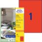 Preview: Avery zweckform etiketten 105x148mm 3459 universal, gelb 100bl./400st. - Avery-zweckform-3459-4004182034590