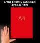 Preview: Avery zweckform etiketten a4 3470 rot 100 stück - Avery-zweckform-3470-4004182034705-04.jpg