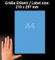 Preview: Avery zweckform etiketten a4 3471 blau 100 stück - Avery-zweckform-3471-4004182034712-04.jpg