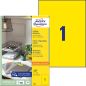 Preview: Avery zweckform etiketten a4 3473 gelb 100 stück - Avery-zweckform-3473-4004182034736