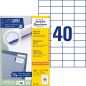 Preview: Avery zweckform etiketten 52,5×29,7mm 3651-200 weiss 8800 stk./200+20 blatt - Avery-zweckform-3651-200-4004182249482