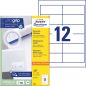 Preview: Avery zweckform universal-etiketten 97x42.3mm 3659 weiss 1200 stk./100 blatt - Avery-zweckform-3659-4004182036594