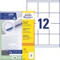 Preview: Avery zweckform etiketten 70×67,7mm 3661 weiss 1200 stk./100 blatt - Avery-zweckform-3661-4004182036617