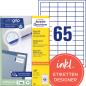 Preview: Avery zweckform etiketten 38x21,2mm 3666 weiss 6500 stk./100 blatt - Avery-zweckform-3666-4004182036662