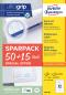 Preview: Avery zweckform universal-etiketten 97x423mm 4781-65 weiss 50+15 blatt - Avery-zweckform-4781-65-4004182347812