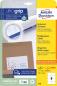 Preview: Avery zweckform universal-etiketten 105x74mm 6138z weiss 30 blatt - Avery-zweckform-6138z-4004182061381