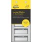 Preview: Avery zweckform inventar-etiketten 50x20mm 6905 schwarz, polyester 10bl.50stk. - Avery-zweckform-6905-4004182069059