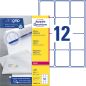 Preview: Avery zweckform adressetiketten 63,5x72mm 7164-100 weiss 1200 stk./100 blatt - Avery-zweckform-7164-100-4004182239063