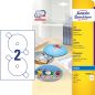 Preview: Avery zweckform etikette f. cd, glossy 117mm c9660-25 inkjet,supersize 50 st./25 bl. - Avery-zweckform-c9660-25-4004182233849