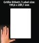 Preview: Avery zweckform adressetiketten 199,6x289,1mm j8167-25 weiss 25 stück - Avery-zweckform-j8167-25-4004182047958-04.jpg