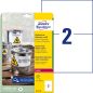 Preview: Avery zweckform etiketten laser 210x148mm l471720 weiss, wetterfest 20 blatt - Avery-zweckform-l471720-4004182049716