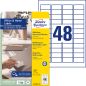 Preview: Avery zweckform etiketten 45,7x21,2mm l4736rev1 weiss 480 stück - Avery-zweckform-l4736rev1-4004182433157
