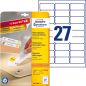Preview: Avery zweckform universal-etikett. 63.5x29.6mm l4737rev-25 weiss 810 stk./25 + 5 blatt - Avery-zweckform-l4737rev-25-4004182047378