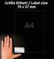 Preview: Avery zweckform typenschild label 70x37mm l613320 silber 480 stück/20 blat - Avery-zweckform-l613320-4004182049839-04.jpg