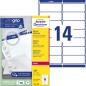 Preview: Avery zweckform adressetiketten 99,1x38,1mm l7163-100 weiss 1400 stk./100 blatt - Avery-zweckform-l7163-100-4004182471630