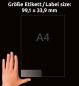 Preview: Avery zweckform adress-etik. laser 99,1x33,9mm l7562-25 transparent 400 st./16 blatt - Avery-zweckform-l7562-25-4004182967478-04.jpg