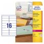 Preview: Avery zweckform adress-etik. laser 99,1x33,9mm l7562-25 transparent 400 st./16 blatt - Avery-zweckform-l7562-25-4004182967478