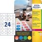 Preview: Avery zweckform prüfplaketten 30mm l7806-10 weiss, perm. 10 bl.240stk. - Avery-zweckform-l7806-10-4004182068496