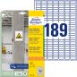 Preview: Avery zweckform etiketten univ. 25.4x10mm l7871-20 weiss, stark haftend 20 blatt - Avery-zweckform-l7871-20-4004182070031