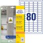 Preview: Avery zweckform etiketten univ. 35.6x16.9mm l7872-20 weiss, stark haftend 20 blatt - Avery-zweckform-l7872-20-4004182070048