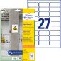 Preview: Avery zweckform etiketten univ. 63.5x29.6mm l7874-20 weiss, stark haftend 20 blatt - Avery-zweckform-l7874-20-4004182070062