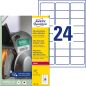 Preview: Avery zweckform etiketten 63.5x33.9mm l7912-40 weiss, matt, a4 40 blatt - Avery-zweckform-l7912-40-4004182049990