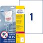 Preview: Avery zweckform etiketten l8001-10 antimic. 210x297mm weiss - Avery-zweckform-l8001-10-4004182380017