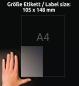 Preview: Avery zweckform etiketten l8013-10 antimic. 105x148mm transp. - Avery-zweckform-l8013-10-4004182380130-04.jpg