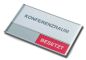 Preview: Berec türschild 108x180mm 314.077 alu, frei-besetzt - Berec-314077-7640106625689