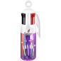 Preview: Bic kugelschreiber clip 1mm 962612 4 colours megacase 6 stk. ass. - Bic-962612-3086123525948