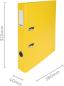 Preview: Biella ordner plasticolor 4cm 10740420u gelb a4 - Biella-10740420u-7611365200658-03.jpg