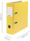 Preview: Biella ordner plasticolor 7cm 10750720u gelb a5 - Biella-10750720u-7611365258093-04.jpg