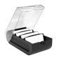 Preview: Biella karteikartenbox bunny a8 20885102u schwarz 10x6.2x19.5cm - Biella-20885102u-7611365491049