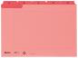Preview: Biella kartei-leitkarten a-z a6 21962545u rot kariert 25-teilig - Biella-21962545u-7611365252176