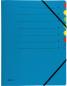 Preview: Biella fächermappe a4 32840705u blau 7-teilig - Biella-32840705u-7611365342365