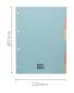 Preview: Biella kartonregister a4 46044600u pastell 6-teilig - Biella-46044600u-7611365231201-02.jpg