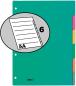 Preview: Biella kartonregister a4 46044600u pastell 6-teilig - Biella-46044600u-7611365231201
