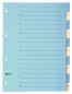 Preview: Biella kartonregister 210g a4 46244000u blau/gelb 1-10 - Biella-46244000u-7611365231478
