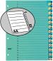 Preview: Biella kartonregister 210g a4 46244500u blau/gelb 1-52 - Biella-46244500u-7611365231577