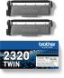 Preview: Brother toner twin pack schwarz tn-2320twin hl-l2340/l2360 2x2600 seiten - Brother-tn-2320twin-4977766812740