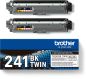 Preview: Brother toner hy twin pack schwarz tn-241bktwin hl-3140/3170 2x2500 seiten - Brother-tn-241bktwin-4977766812795