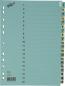 Preview: BÜroline kartonregister a4 40552 blau/beige 1-20 - Bueroline-40552-7613058039026