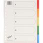 Preview: BÜroline register pp a4+ 40988 bunt 5-teilig - Bueroline-40988-7612532058287