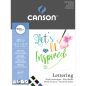 Preview: Canson letteringblock 24x32cm 400109829 20 blatt, natural white, 200g - Canson-400109829-3148950137838
